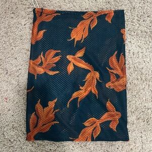 luckyleo koi fish pointe shoe bag